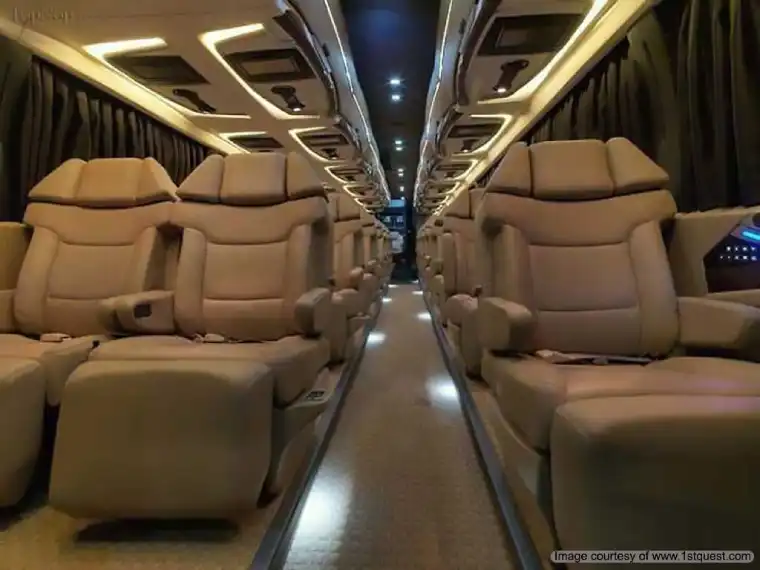 راهنمای خرید بلیط اتوبوس های vip یا ویژه