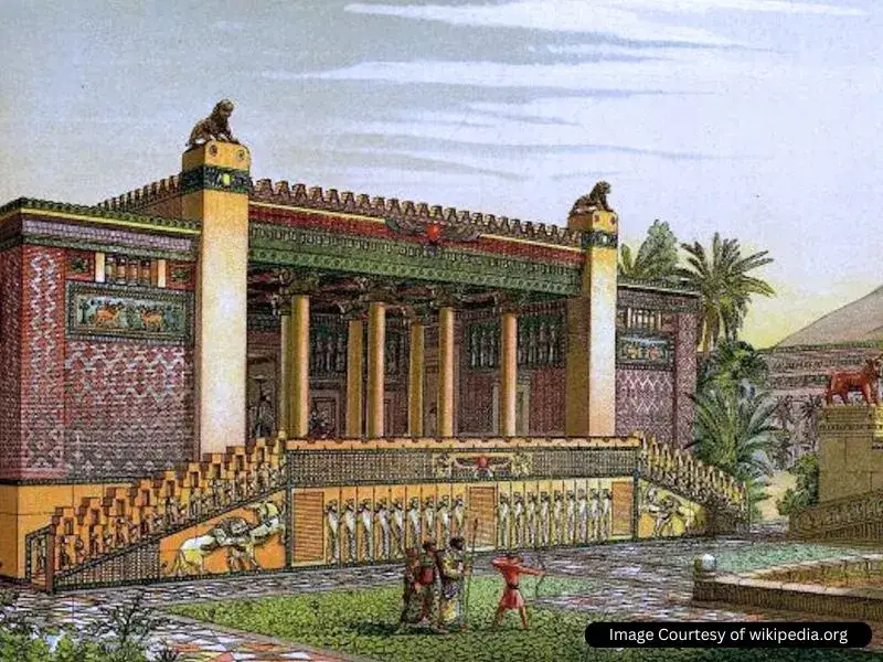 تخت جمشید قبل از ویرانی