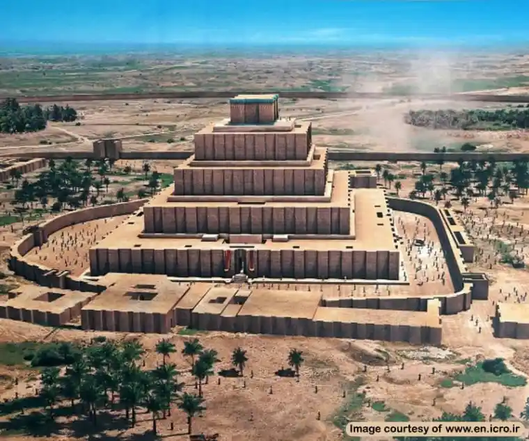 تصویر بازسازیشده چغازنبیل