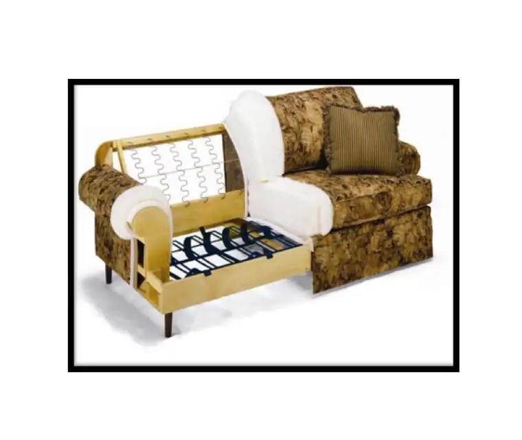 تعمیر فرورفتگی تشک مبل