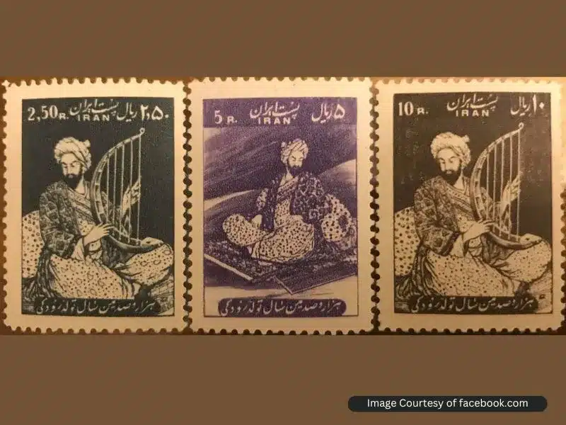 تمبر یادبود رودکی