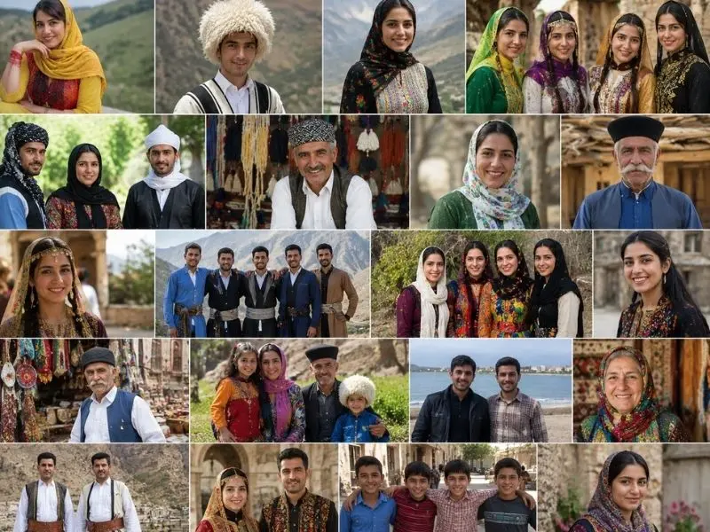 اقوام ایرانی؛ زیان و پراکندگی جغرافیایی آنها تنوع اقوام ایرانی