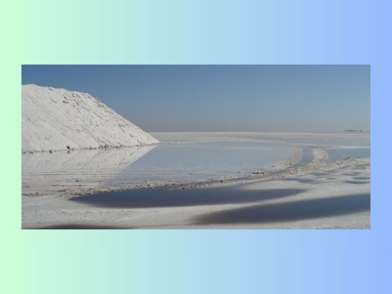 مسیر دریاچه نمک قم