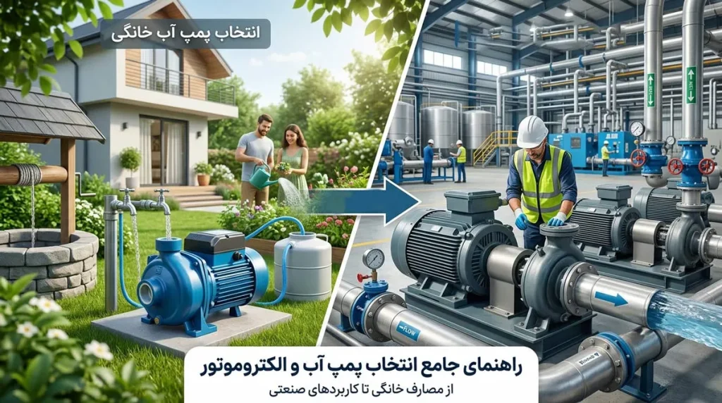 راهنمای انتخاب پمپ آب