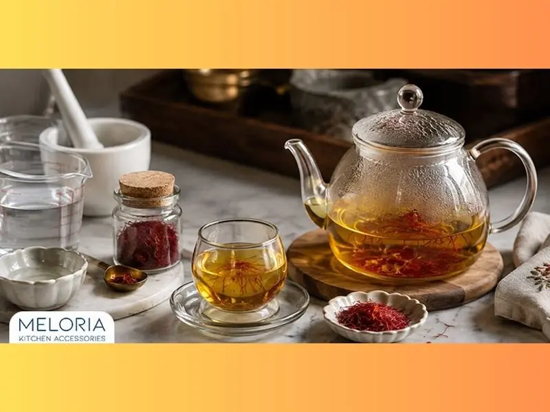 روش صحیح دم کردن زعفران