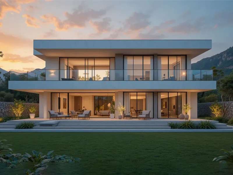 طراحی ویلای دوبلکس