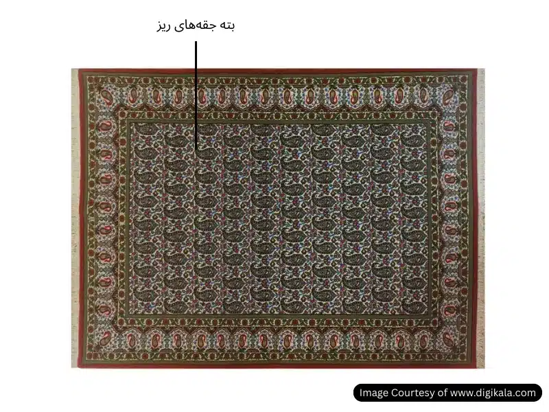 فرش طرح بته جقه