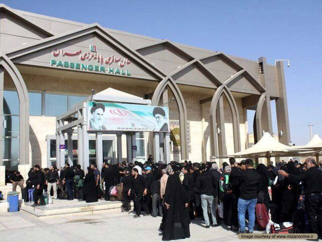 مرز مهران یکی از مهم‌ترین مرزهای ایران برای سفر به عراق است