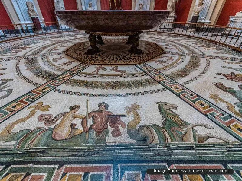 موزائیک کاری دایره ای