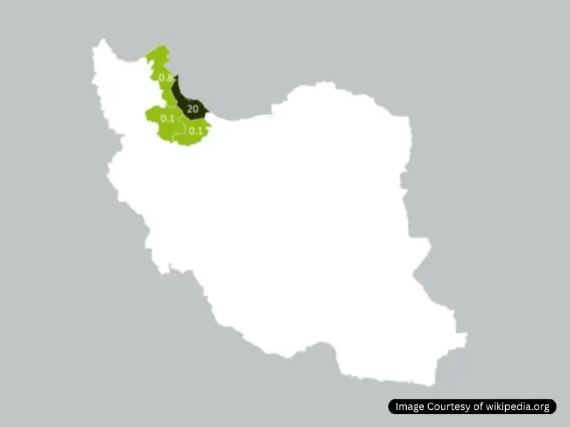 اقوام ایرانی؛ زیان و پراکندگی جغرافیایی آنها نقشه اقوام گیلک در استان گیلان