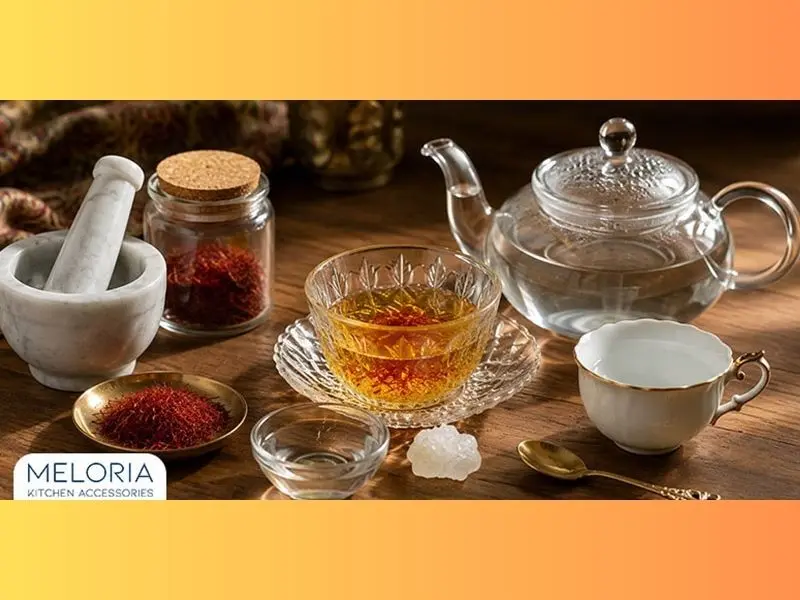 وسایل دم کردن زعفران