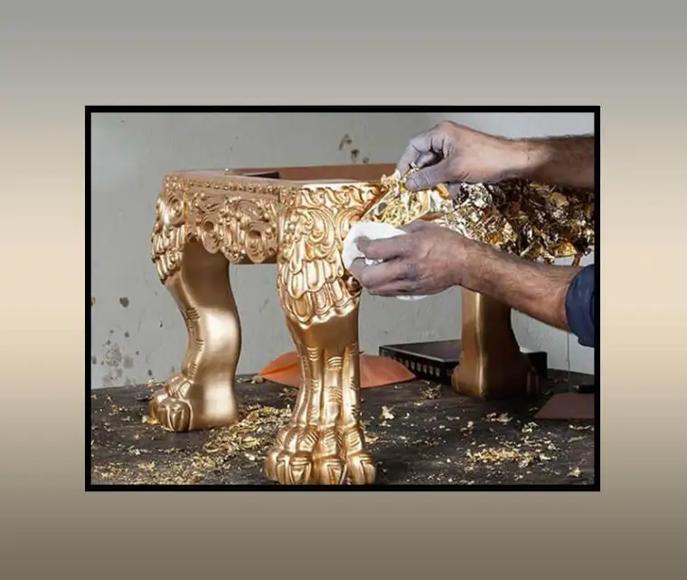 پتینه کاری مبل در منزل