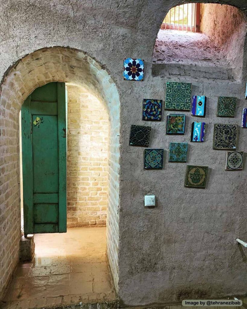 پوشش تاق و سرداب خانه‌ی رفیعیان یزد