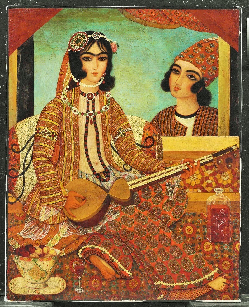نقاشی سنتی ایرانی ساده