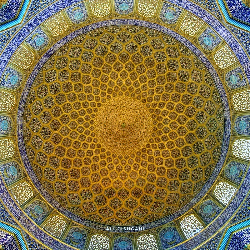معماری ایران پس از اسلام سقف مسجد