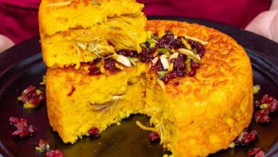 طرز تهیه نحوه پخت ته چین