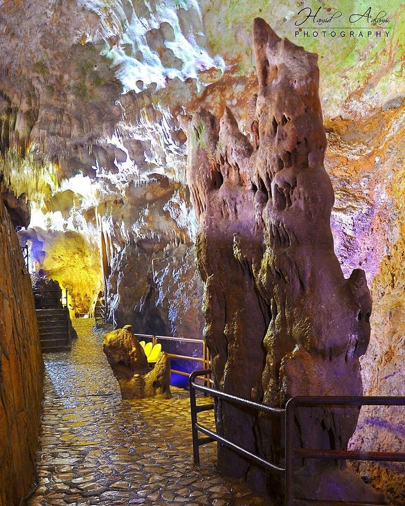 جاذبه های طبیعی کرمانشاه: غار قوری قلعه