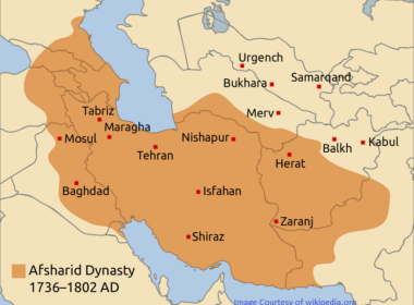 نقشه تاریخ زندیان