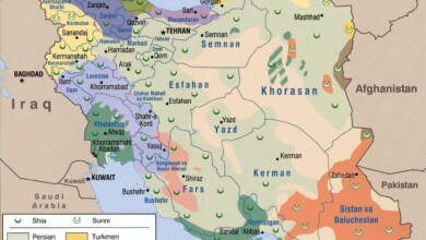 نقشه تاریخ پهلوی ها