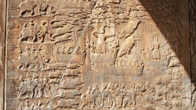 اوج هنر ساسانی در نقش برجسته های طاق بستان کرمانشاه