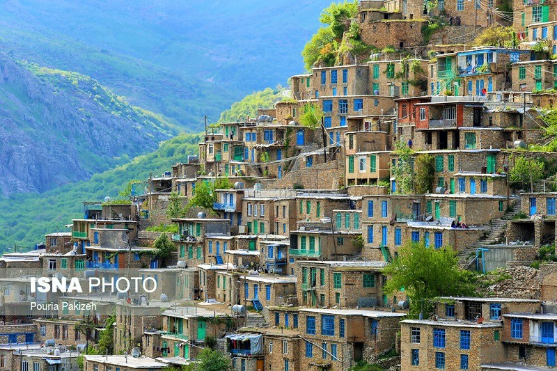 محور فرهنگی اورامانات: معماری بومی خانه های روستایی