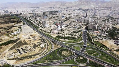 جاذبه های گردشگری تهران: عکس هوایی