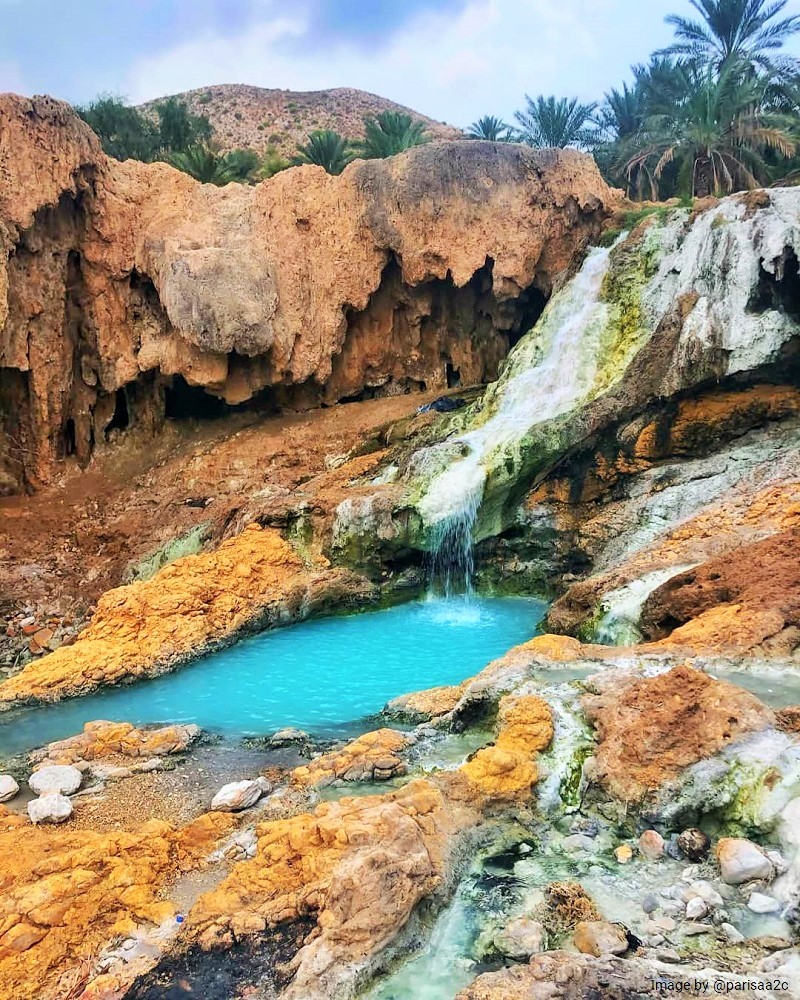 طبیعت گردی: چشمه آبگرم گنو