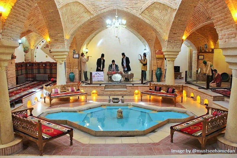 جاذبه های تاریخی همدان: حمام قلعه