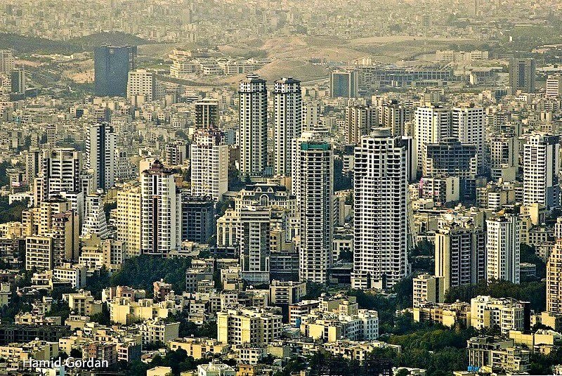 برج های بلند در بازدید از تهران