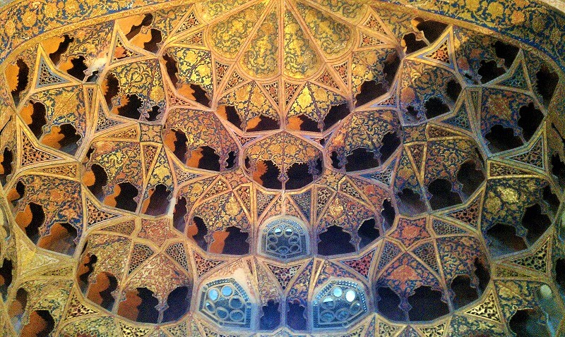 تزئینات داخلی بقعه شیخ صفی الدین اردبیلی