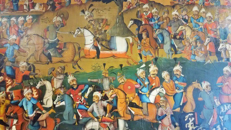 نقاشی رنگ روغن موزه ملی ایران