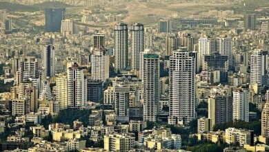 برج های بلند در بازدید از تهران