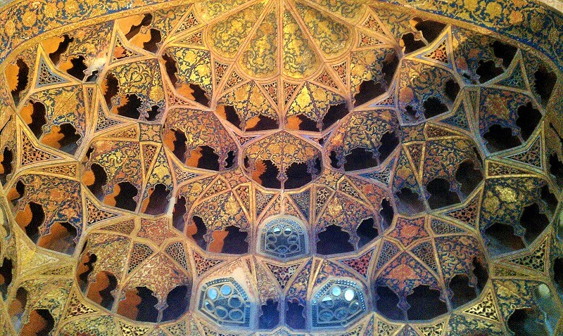 تزئینات داخلی خانقاه شیخ صفی الدین اردبیلی