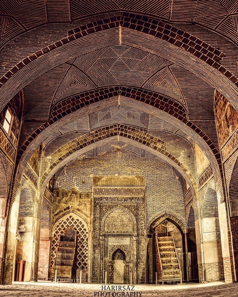 محراب الجایتو مسجد جامع عتیق اصفهان