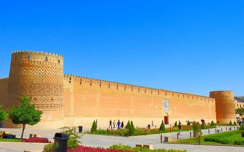 نمای بیرونی ارگ کریم خانی شیراز