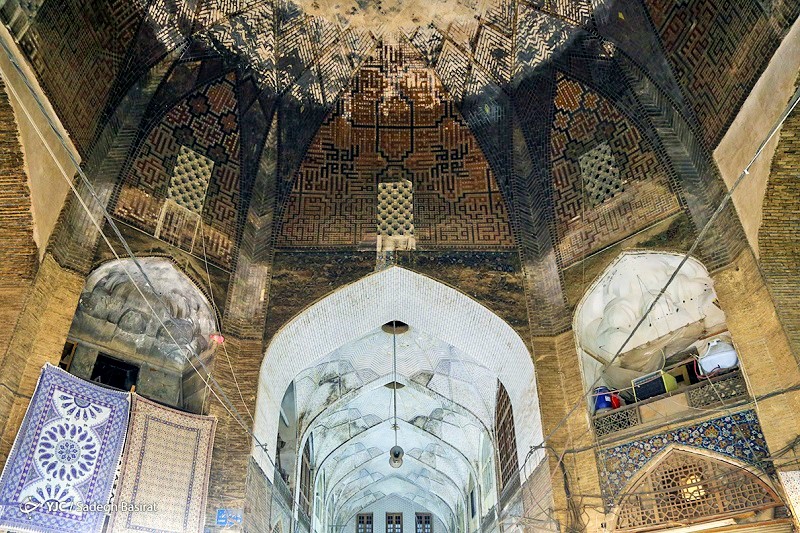 جزییات معماری بازار قیصریه اصفهان