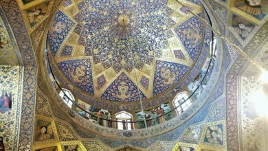 تزیینات دیواری کلیسای وانک اصفهان
