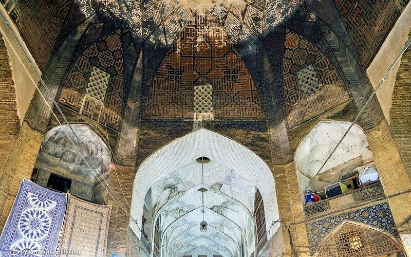 جزییات معماری بازار قیصریه اصفهان