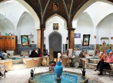 حمام سنتی بازار تاریخی کاشان