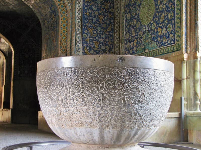 سنگاب مسجد جامع عباسی اصفهان