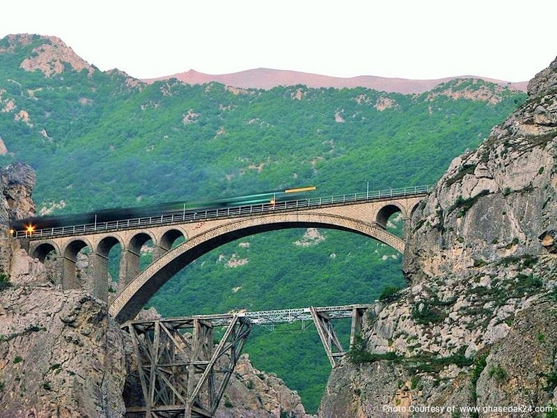 پل ورسک راه آهن سراسری ایران
