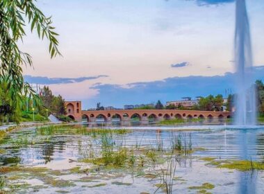 دورنمای پل شهرستان اصفهان