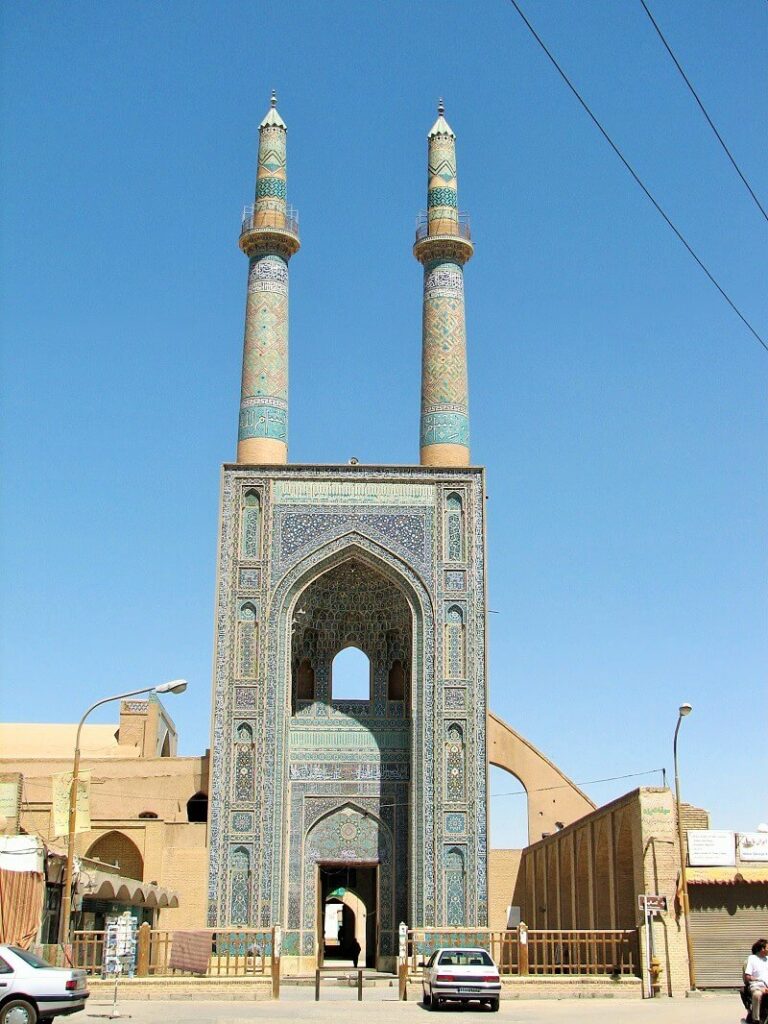 مناره های مسجد جامع یزد