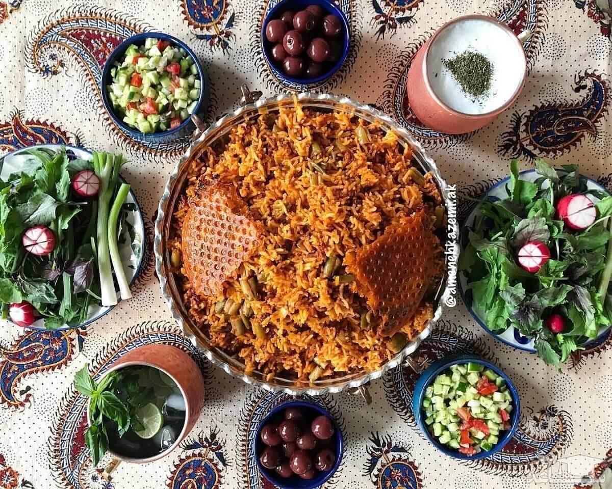 ترکیب گرمی و سردی درغذاها بر سر سفره ایرانی