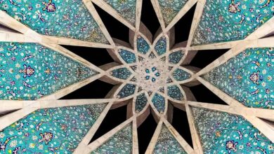 جزئیات معماری آرامگاه عمر خیام در نیشابور