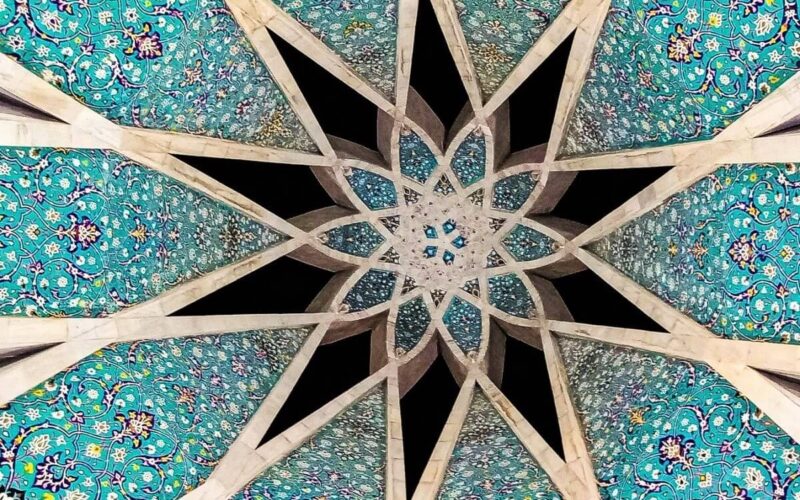 جزئیات معماری آرامگاه عمر خیام در نیشابور
