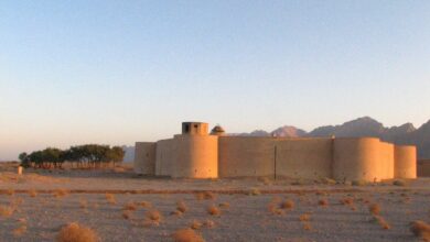 محل قرار گیری کاروانسرای زین الدین