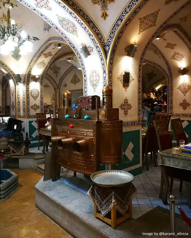 گردشگری غذا در سفره خانه جارچی باشی اصفهان