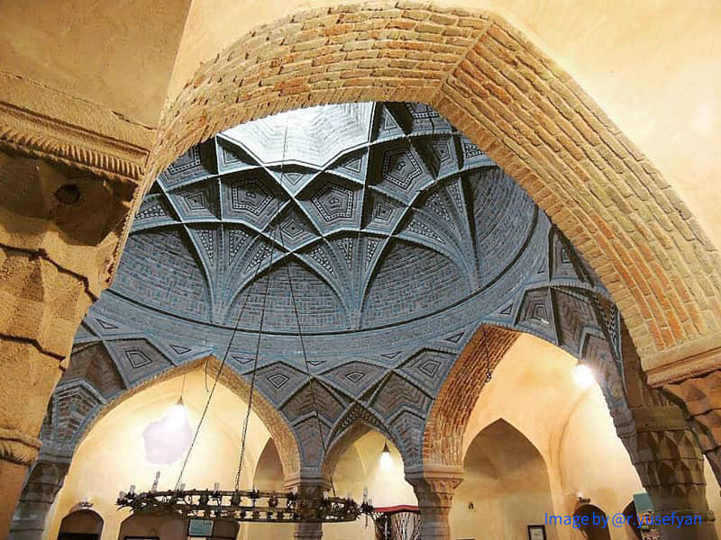 معماری بی نظیر حمام نوبر تبریز