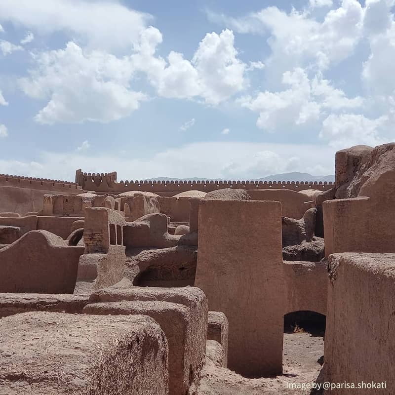 نمایی از ارگ راین کرمان